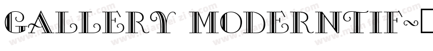 Gallery Moderntif字体转换